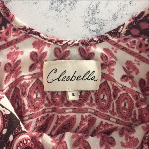 Cleobella Elodie Paisley Mini Boho Dress Size S - Picture 6 of 8
